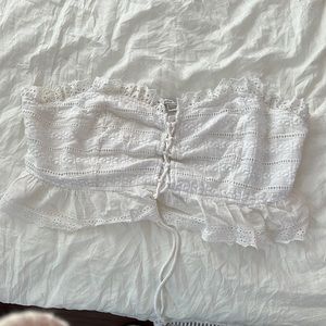 Strapless American Eagle Crop Top